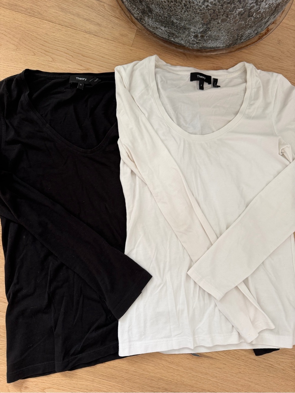 Theory tees (one black & one white)